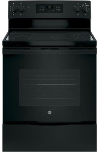 JBS60DKBB GE 30 Inch Electric Range - 5.3 cu. ft. Black