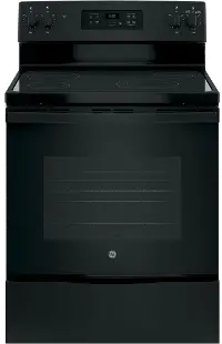 JBS60DKBB GE 30 Inch Electric Range - 5.3 cu. ft. Black