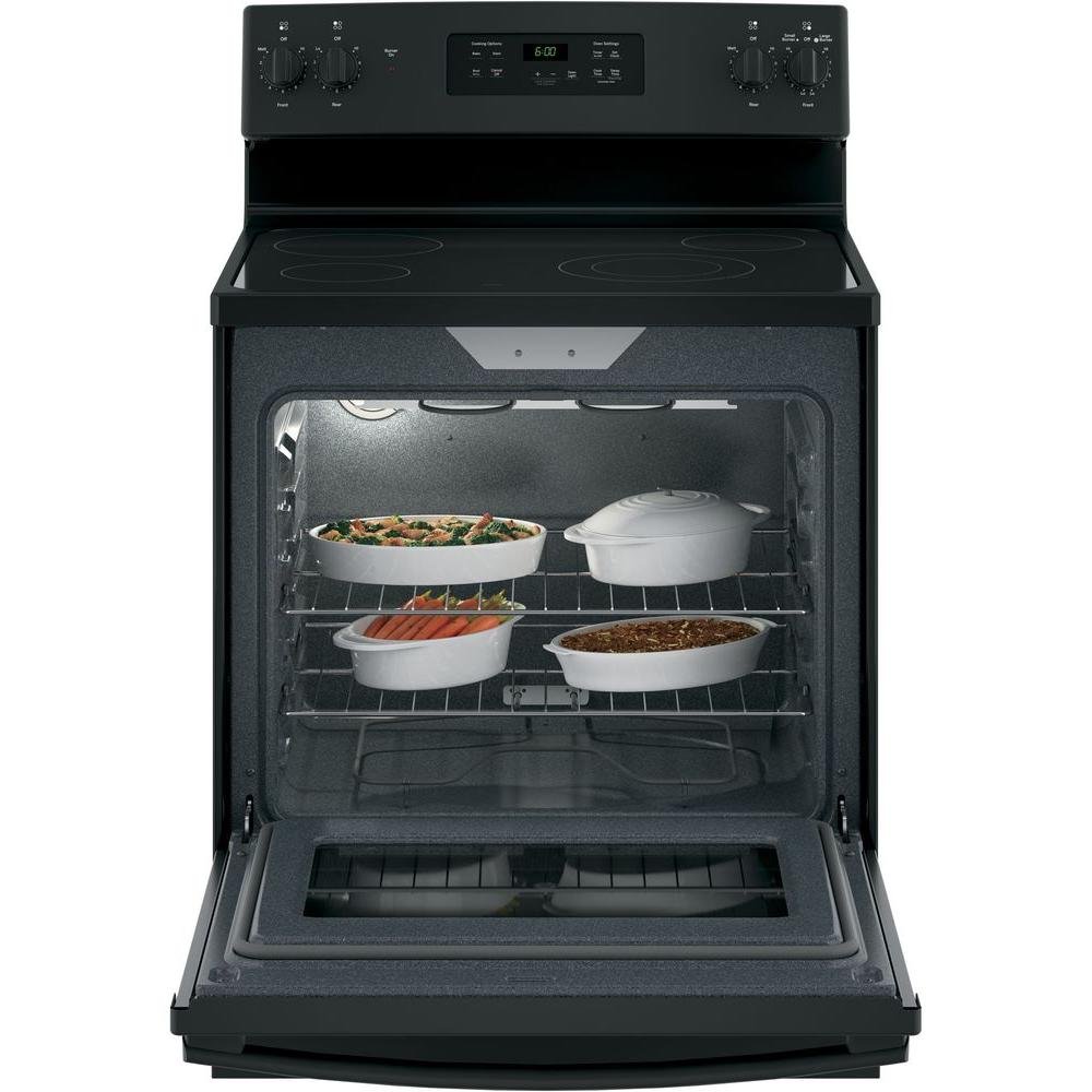 JBS60DKBB GE 30 Inch Electric Range - 5.3 cu. ft. Black-2