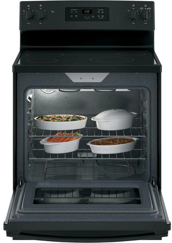 JBS60DKBB GE 30 Inch Electric Range - 5.3 cu. ft. Black-2