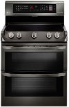 LDE4415BD LG Black Stainless Steel 7.3 Cu. Ft. Double Oven Electric Range