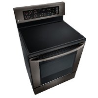 LRE3061BD LG 6.3 cu. ft. Electric Range with EasyClean - Black Stainless Steel -4