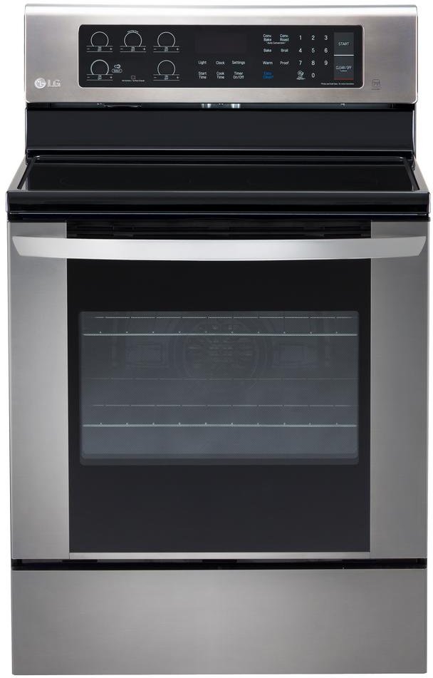 LRE3061ST LG Electric Range with Fan Convection - 6.3 cu. ft. Stainless Steel-1