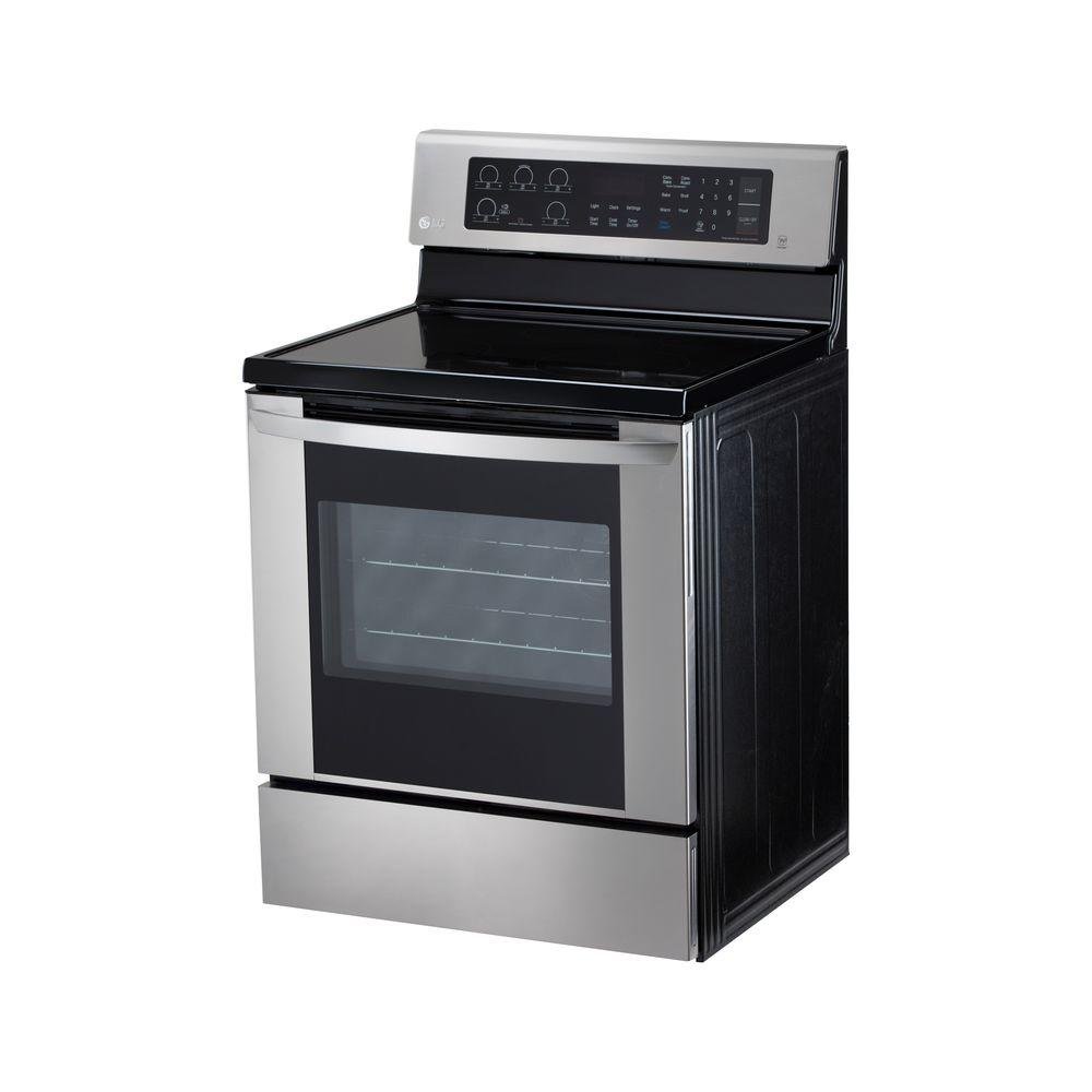 LRE3061ST LG Electric Range with Fan Convection - 6.3 cu. ft. Stainless Steel-2