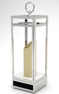 Stainless Steel Indoor Lantern with Infared Heat
