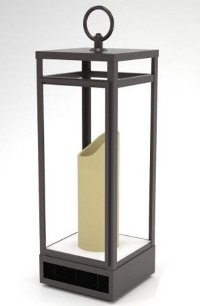 Bronze Indoor Lantern with Heat