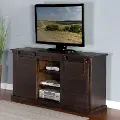65 Inch Rustic Distressed Charred Oak TV Stand