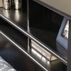 Black Twin Bookcase Headboard - County Line