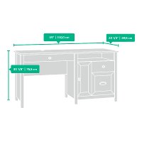 Rum Walnut Computer Desk - County Line