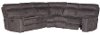 Gray 5 Piece Manual Reclining Sectional - Maci-1