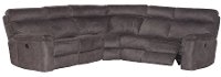 Gray 5 Piece Manual Reclining Sectional - Maci