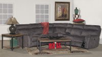 Gray 6 Piece Power Reclining Sectional Sofa - Maci