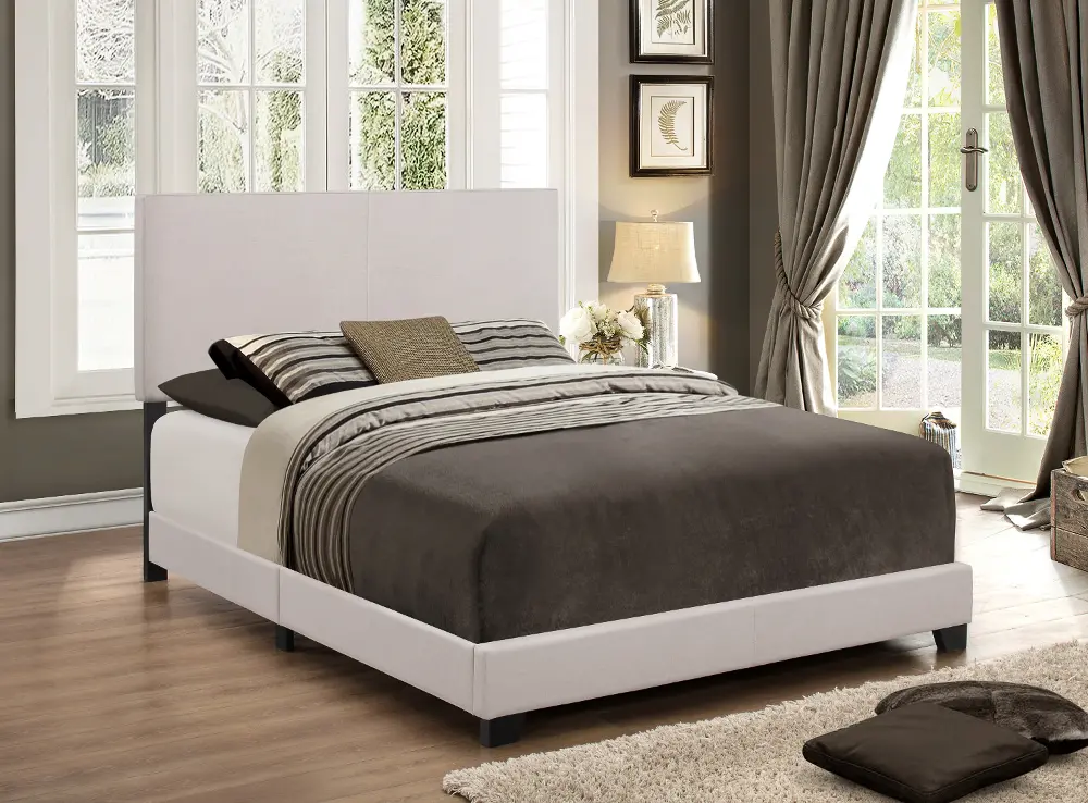 Erin Stone Upholstered Contemporary Queen Bed-1