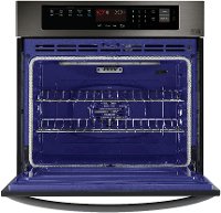 LWS3063BD LG 30 Inch Single Wall Oven with Convection - 4.7 cu. ft. Black Stainless Steel-2