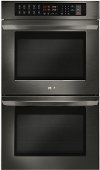 LWD3063BD LG 30 Inch Double Wall Oven - 9.4 cu. ft. Black Stainless Steel