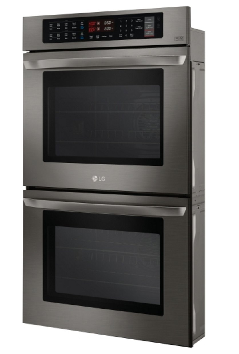 LWD3063BD LG 30 Inch Double Wall Oven - 9.4 cu. ft. Black Stainless Steel-2