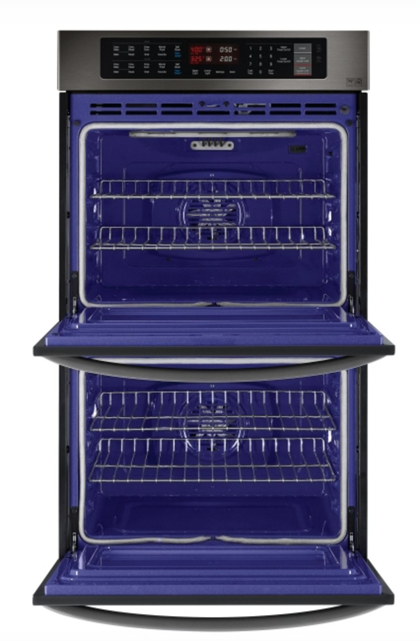LWD3063BD LG 30 Inch Double Wall Oven - 9.4 cu. ft. Black Stainless Steel-4