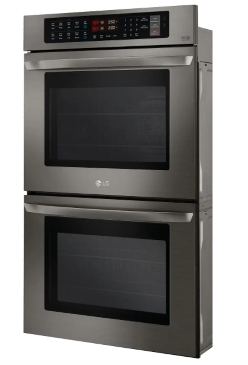 LWD3063BD LG 9.4 cu ft Double Wall Oven - 30 W Black Stainless Steel-2