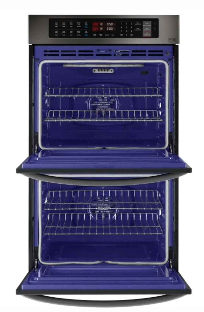LWD3063BD LG 9.4 cu ft Double Wall Oven - 30 W Black Stainless Steel-4