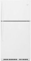 WRT511SZDW Whirlpool White Top Mount Refrigerator - 33 Inch