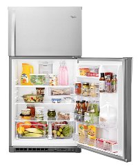 WRT511SZDM Whirlpool Stainless Steel Top Mount Refrigerator - 33 Inch-3