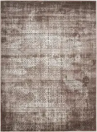 KRM01/5X7/KARMAASH 5 x 7 Medium Ash Brown Area Rug - Karma