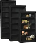 Black 72 Inch Bookcase