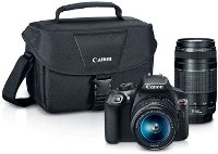 1159C008 Canon EOS Rebel T6 DSLR Digital Camera Double Zoom Lens Kit