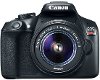 1159C008 Canon EOS Rebel T6 DSLR Digital Camera Double Zoom Lens Kit-2