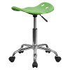 Vibrant Lime Green Adjustable Tractor Seat Stool-2