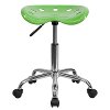 Vibrant Lime Green Adjustable Tractor Seat Stool-3