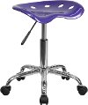 Vibrant Violet Adjustable Tractor Seat Stool