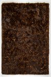 5 x 8 Medium Red and Brown Contemporary Area Rug - Faux Fox