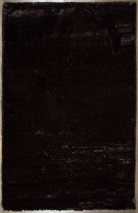 5 x 8 Medium Black Contemporary Area Rug - Faux Fox