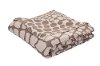NTH01/GIRAFFE/THROW Taupe Gray and Turtle Dove Giraffe Throw