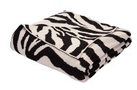 NTH02-ZEBRA/THROW Pristine Zebra Throw
