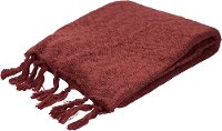 GEM06-GEM/RED/THROW Marsala Red Throw Blanket
