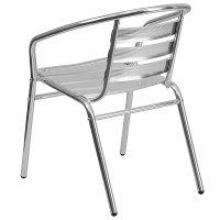 Aluminum Slatback Stack Chair-3