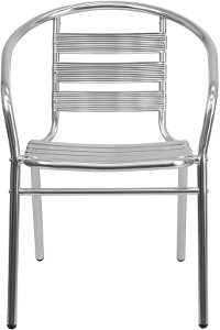 Aluminum Slatback Stack Chair-4