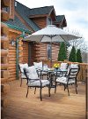 LAVALLETTEUMB Outdoor Gray Umbrella - Lavellette -1