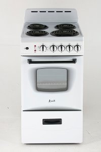 ER20POWG Avanti 20 Inch Electric Range - White