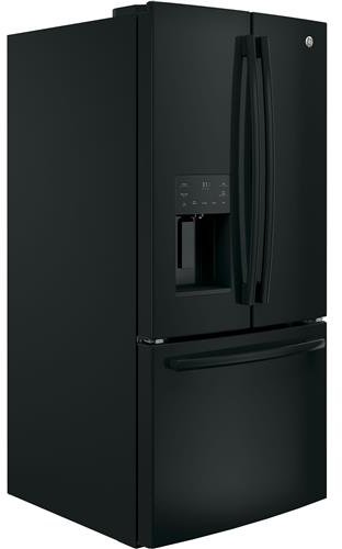 GFE24JGKBB GE 23.7 cu. ft. French Door Refrigerator - 33 Inch Black-5