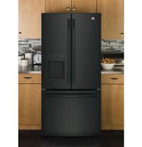 GFE24JGKBB GE 23.7 cu. ft. French Door Refrigerator - 33 Inch Black-7