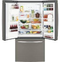 GFE24JMKES GE 23.7 cu. ft. French Door Refrigerator - 33 Inch Slate-2