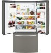 GFE24JMKES GE 33 Inch Wide French Door Refrigerator - Slate-2