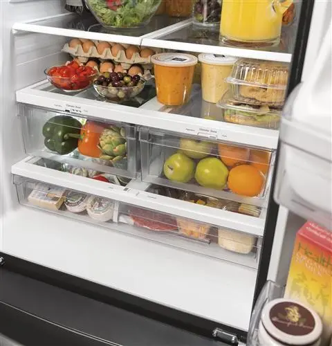 GFE24JSKSS GE 23.7 cu ft French Door Refrigerator - 33 W Stainless Steel-8
