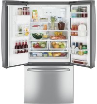 GFE24JSKSS GE 23.7 cu. ft. French Door Refrigerator - 33 Inch Stainless Steel-2