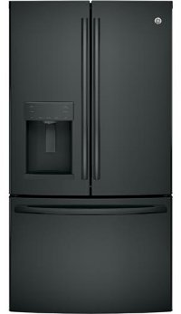 GFE28GGKBB GE 27.8 cu. ft. French-Door Refrigerator - 36 Inch Black