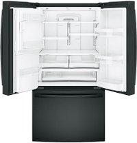 GFE28GGKBB GE 27.8 cu. ft. French-Door Refrigerator - 36 Inch Black-6