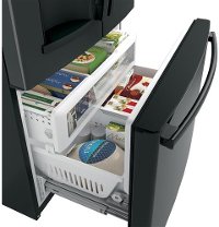 GFE28GGKBB GE 27.8 cu. ft. French-Door Refrigerator - 36 Inch Black-8